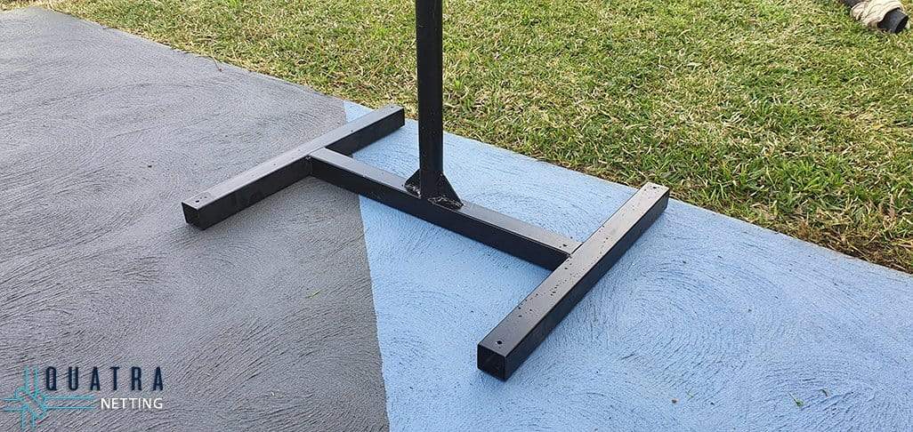 Quatra Sports Netting 3m Support Post with Base Stand