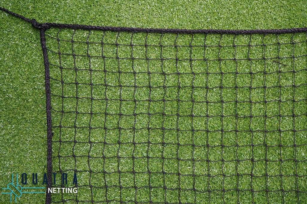 Quatra Sports Netting Ball Stop Barrier Nets with Support Posts - 40mm sq (Multiple Sizes)