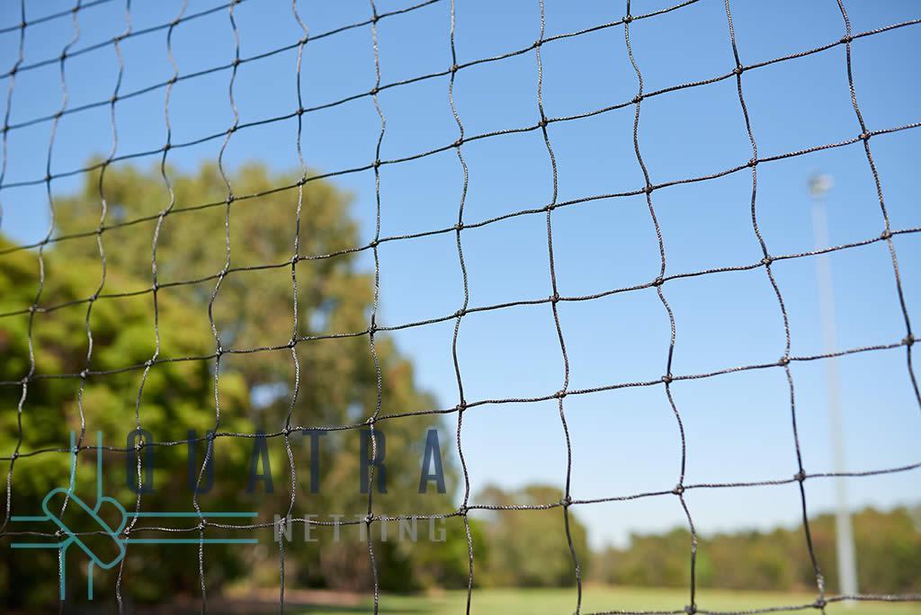 Quatra Sports Netting Black / 5m Soccer Netting by-the-metre: 5m Wide - Black