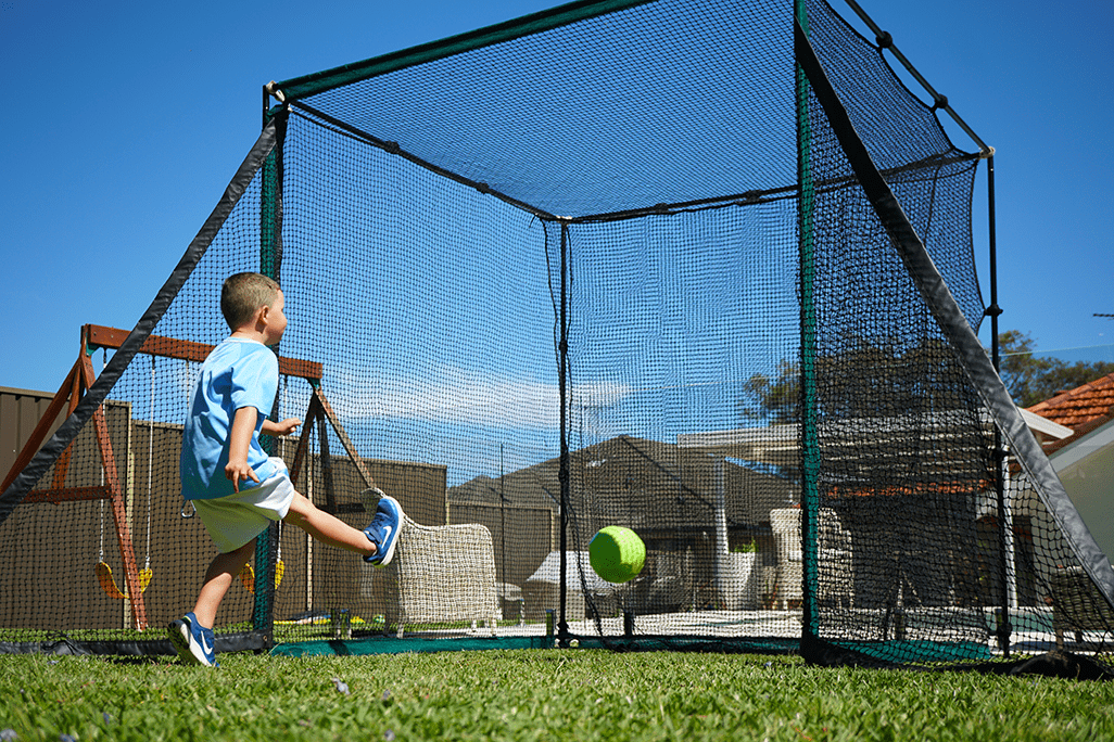 Quatra Sports Netting Childrens Multi-Sport Cage Inc. Steel Frame